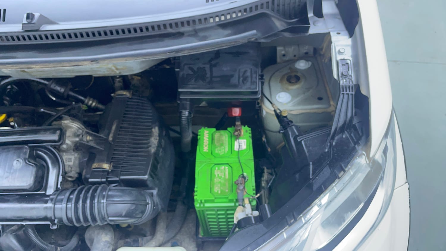 Used 2016 Datsun Redi-GO S Petrol Manual engine ENGINE LEFT SIDE VIEW