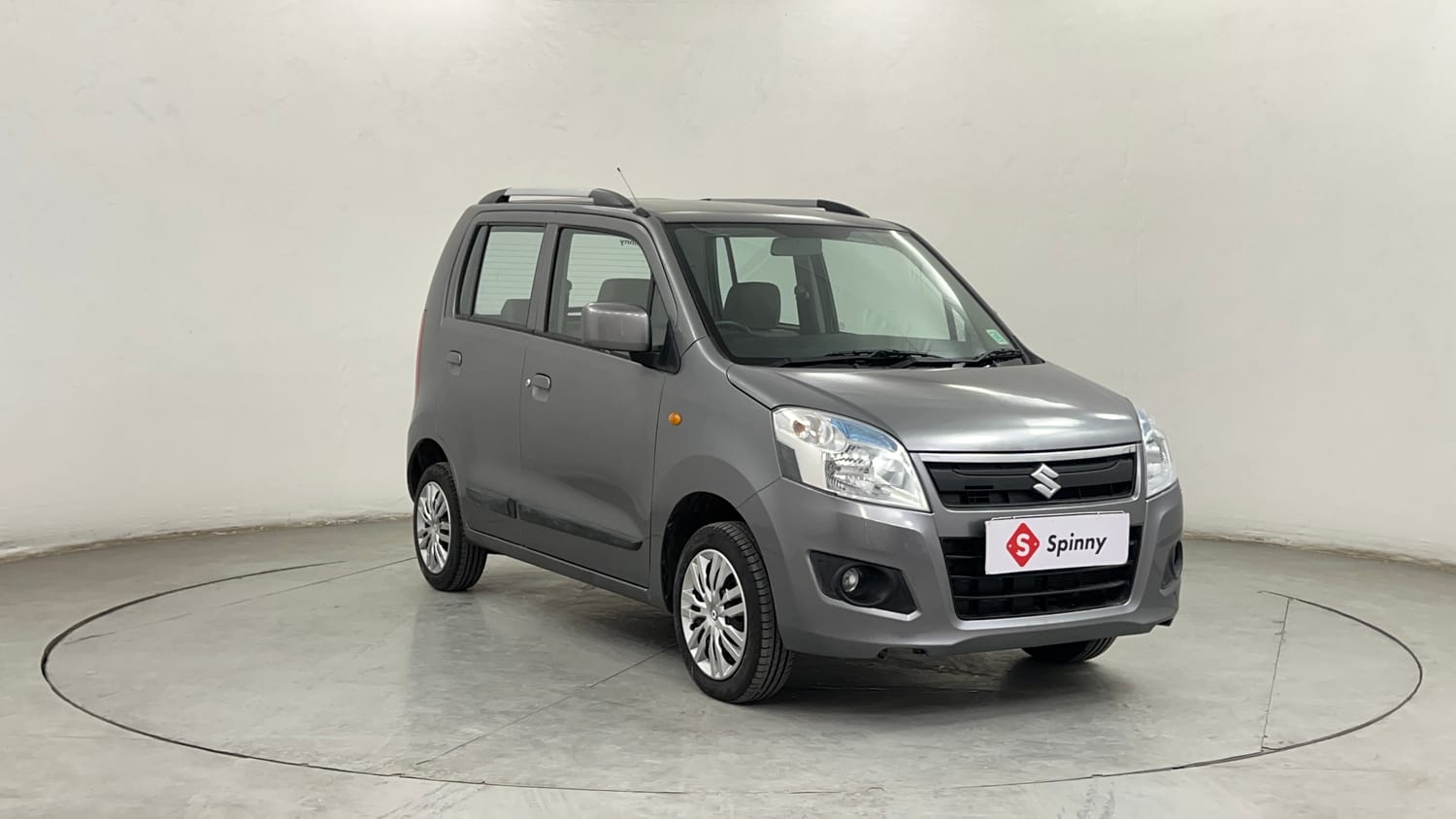 Used 2015 Maruti Suzuki Wagon R VXI Petrol Manual exterior RIGHT FRONT CORNER VIEW