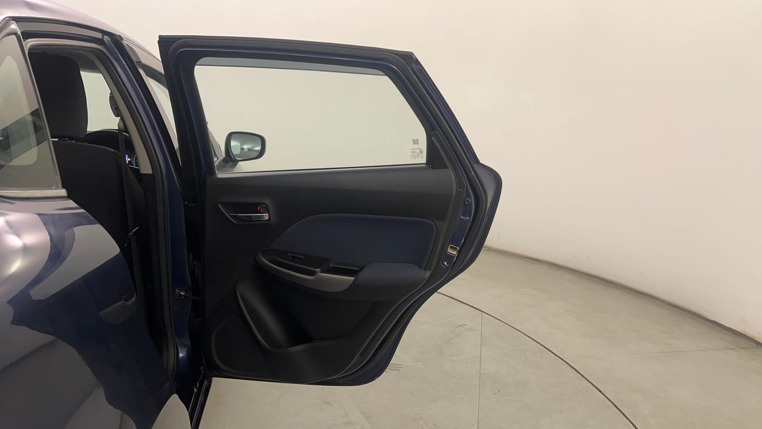 Used 2019 Toyota Glanza G CVT Petrol Automatic interior RIGHT REAR DOOR OPEN VIEW