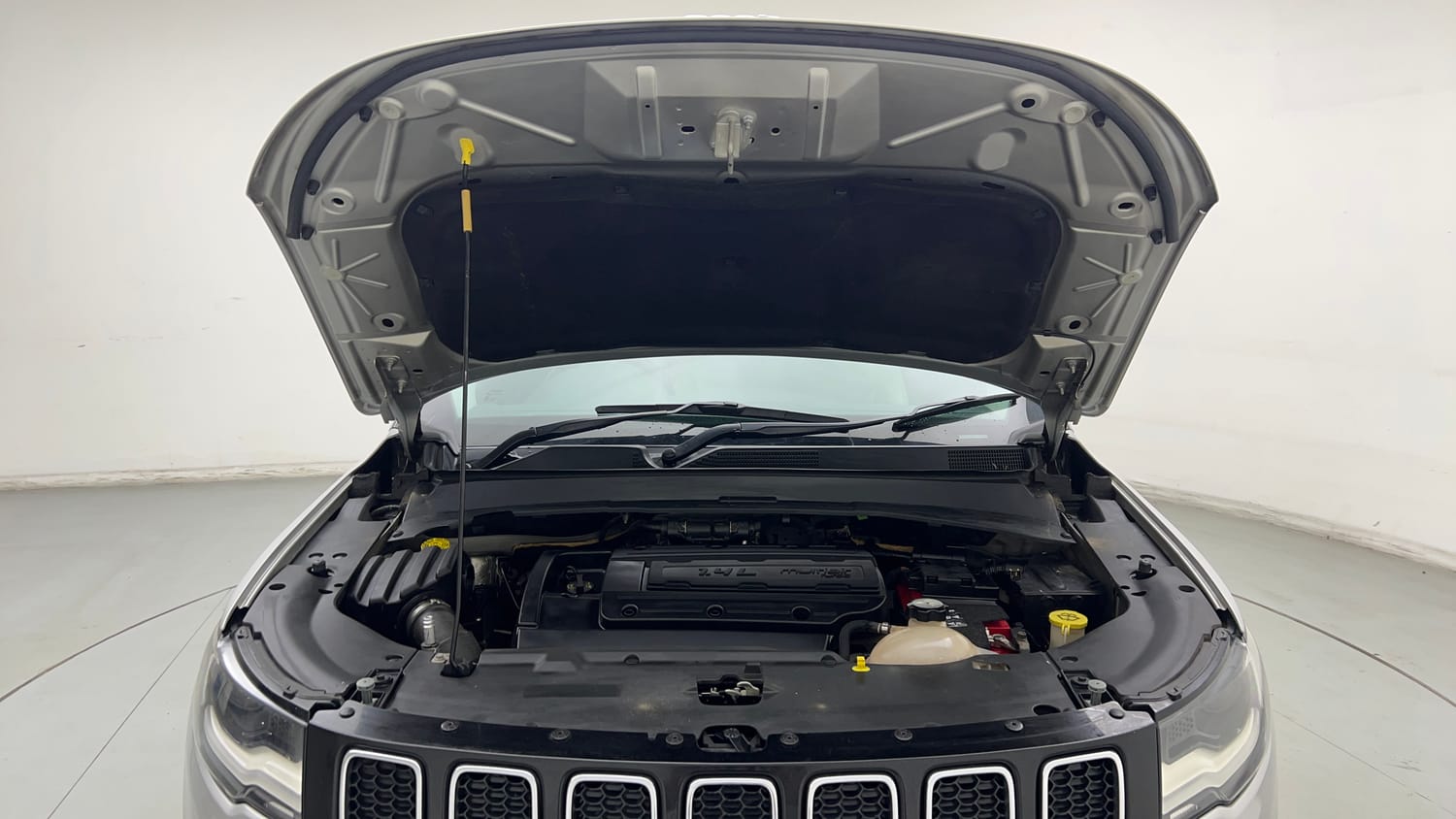 Used 2017 Jeep Compass Limited 1.4 Petrol AT Petrol Automatic engine ENGINE & BONNET OPEN FRONT VIEW