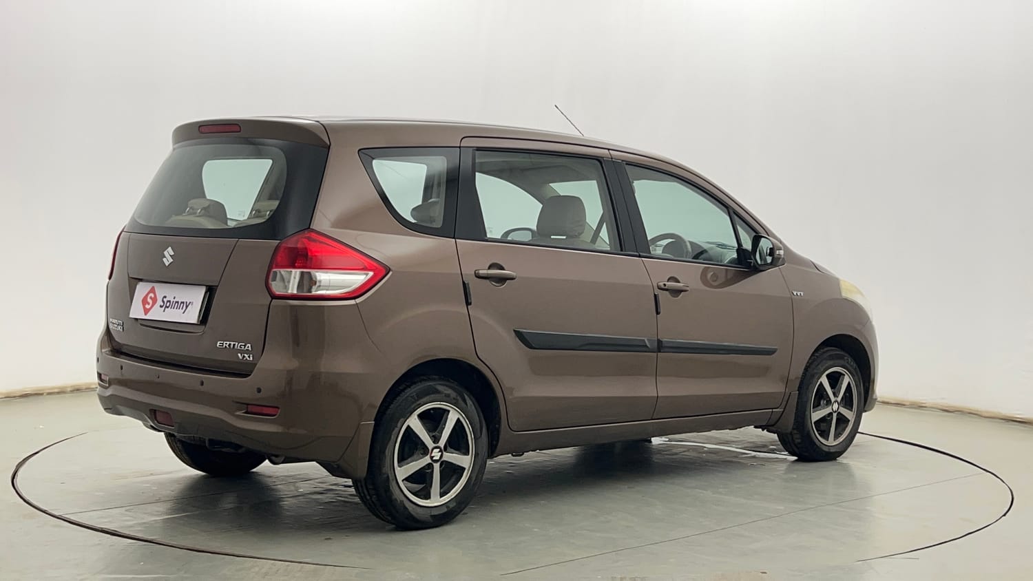Used 2013 Maruti Suzuki Ertiga Vxi Petrol Manual exterior RIGHT REAR CORNER VIEW