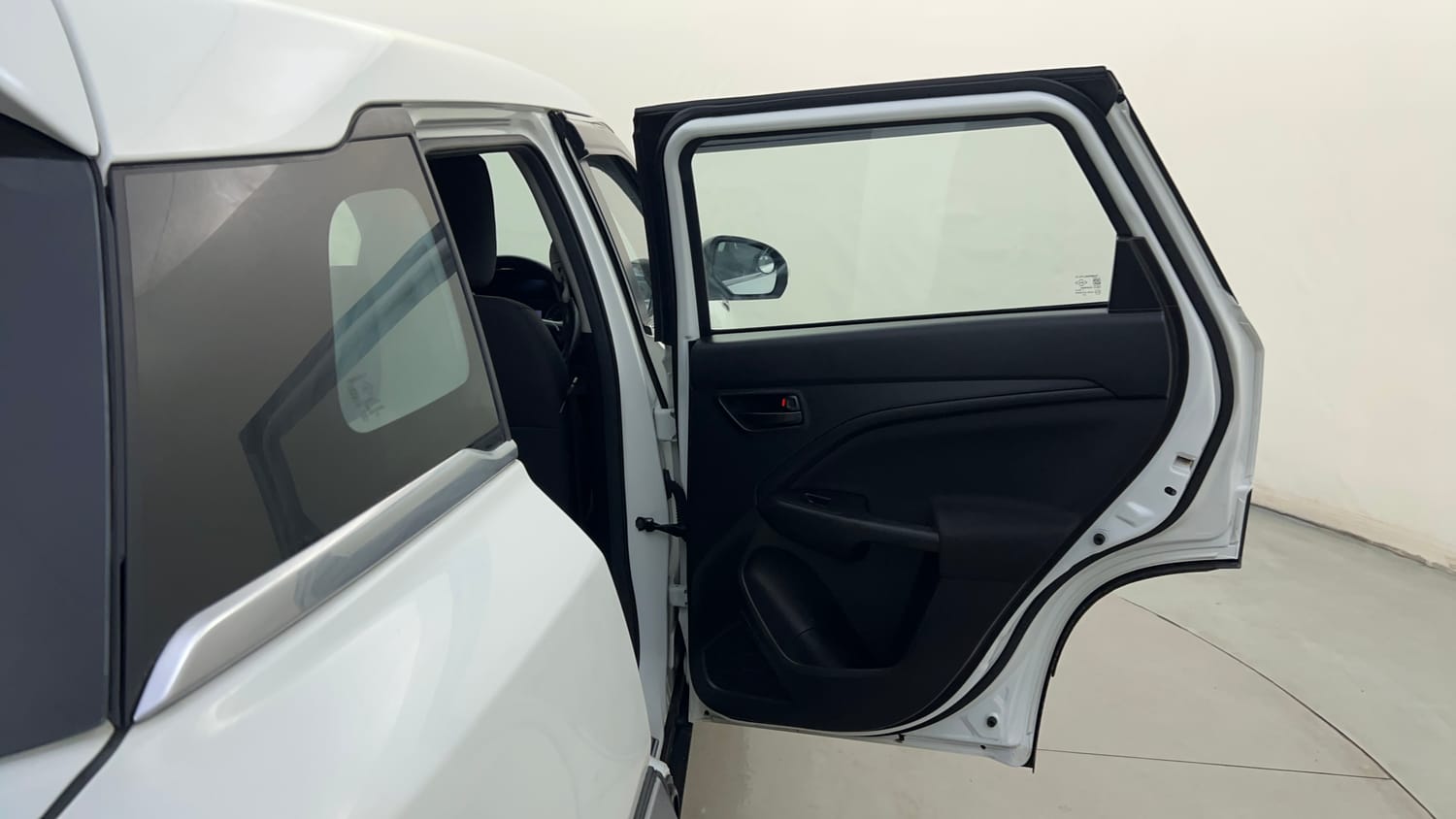 Used 2025 Maruti Suzuki Brezza Vxi AT Petrol Automatic interior RIGHT REAR DOOR OPEN VIEW