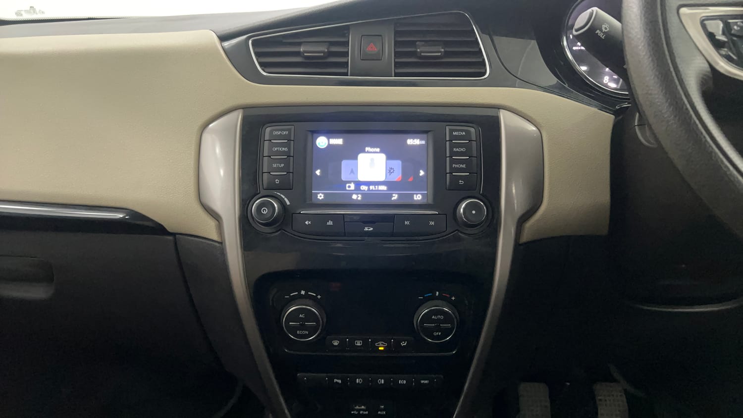 Used 2015 Tata Zest XT Petrol Petrol Manual interior MUSIC SYSTEM & AC CONTROL VIEW