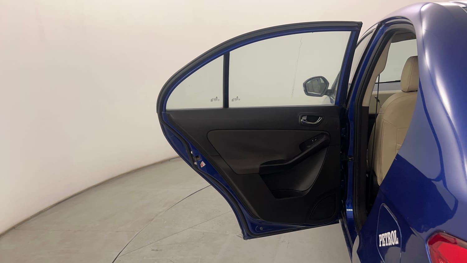 Used 2015 Tata Zest XT Petrol Petrol Manual interior LEFT REAR DOOR OPEN VIEW