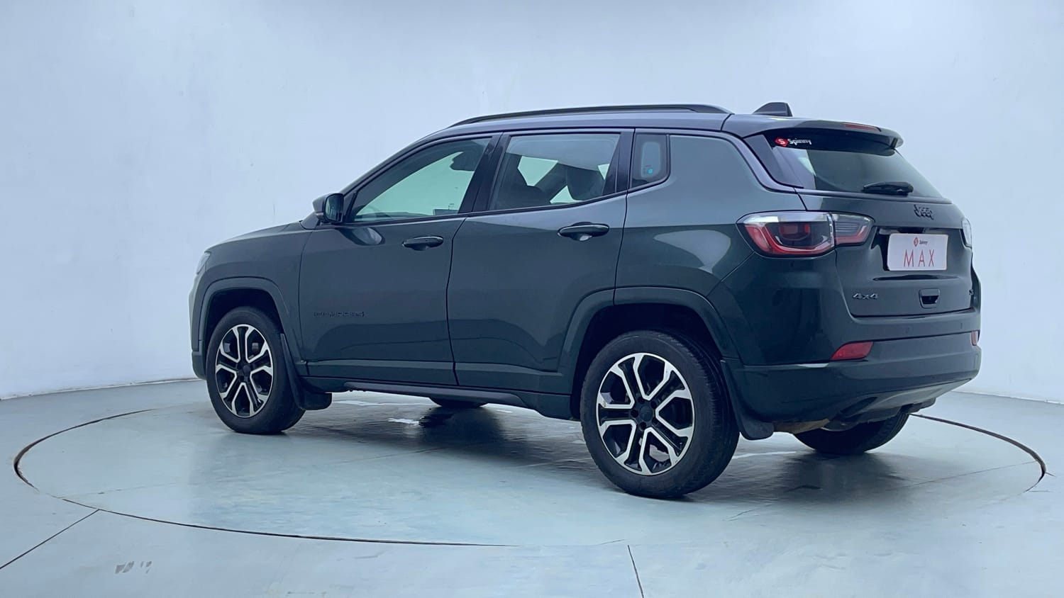 Used 2022 Jeep Compass Model S (O) Diesel 4x4 AT Diesel Automatic exterior LEFT REAR CORNER VIEW