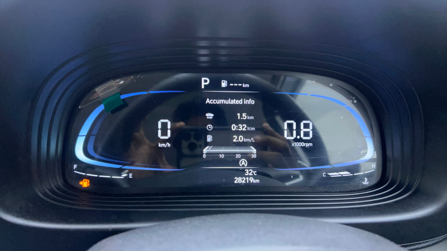 Used 2024 Hyundai Venue S (O) 1.0 Turbo DCT Petrol Automatic interior CLUSTERMETER VIEW