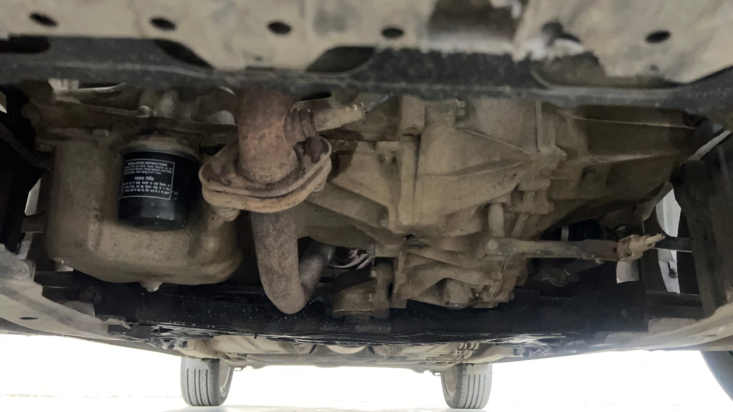 Used 2018 Maruti Suzuki Baleno Alpha 1.2 Petrol Manual extra FRONT LEFT UNDERBODY VIEW