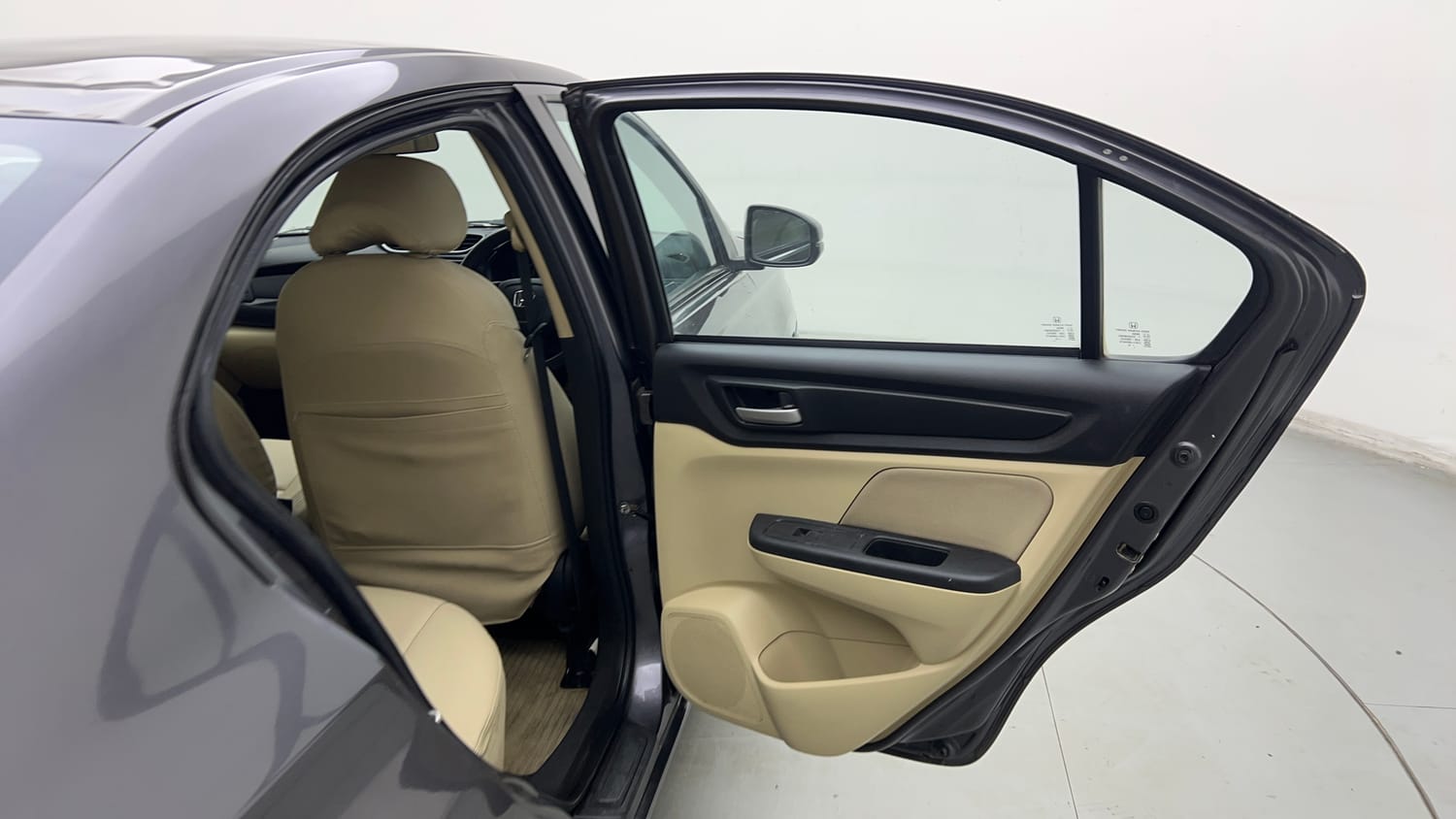 Used 2019 Honda Amaze 1.2 V MT Petrol Petrol Manual interior RIGHT REAR DOOR OPEN VIEW