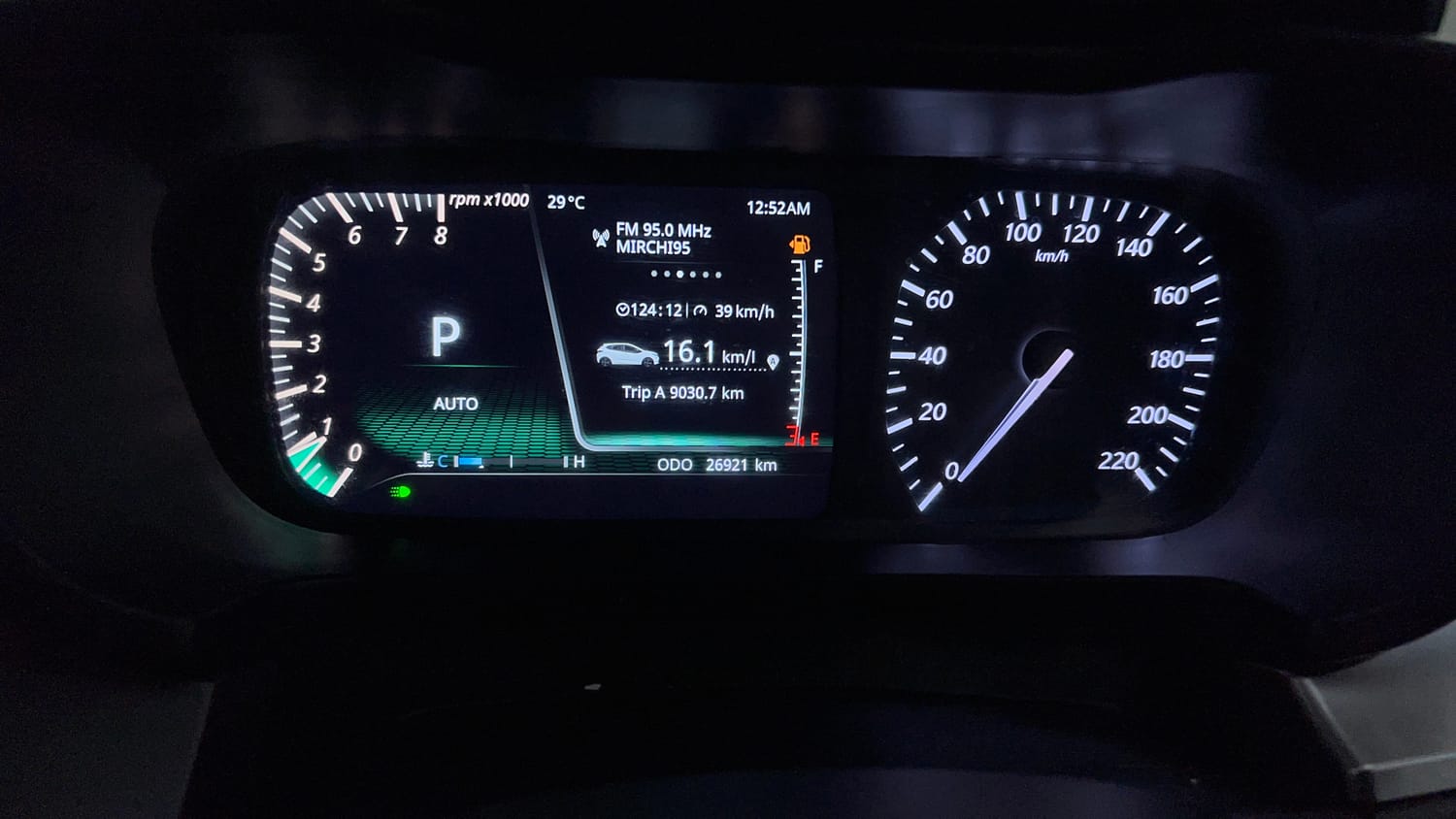 Used 2024 Tata Altroz XZA Plus (S) Petrol Automatic interior CLUSTERMETER VIEW