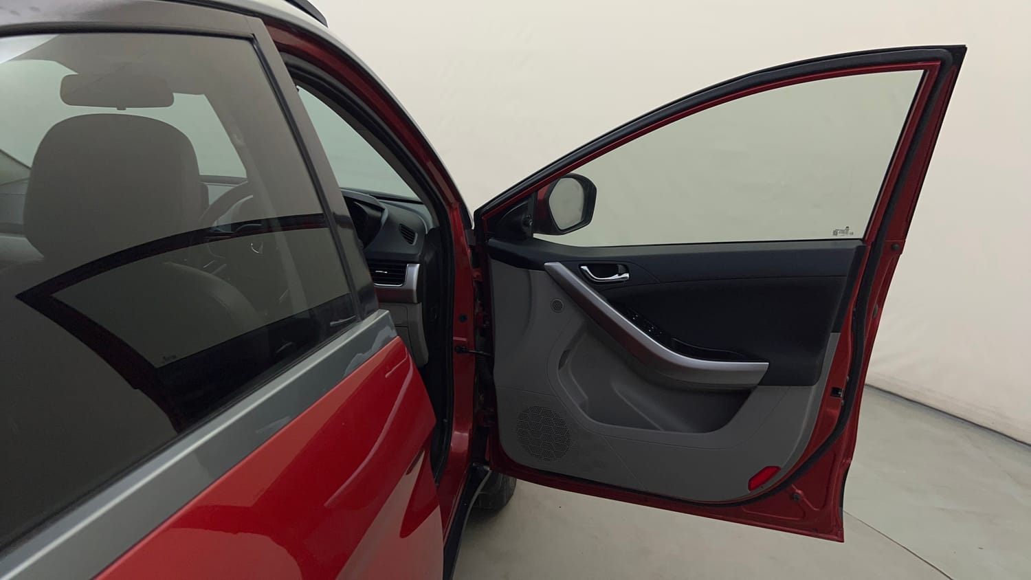 Used 2017 Tata Nexon XZ Plus Diesel Dual Tone Diesel Manual interior RIGHT FRONT DOOR OPEN VIEW