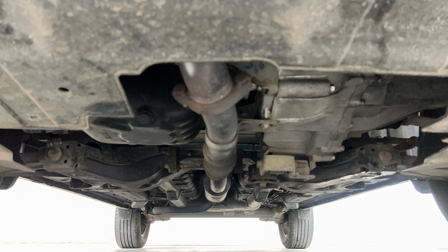 Used 2023 Tata Nexon Fearless Plus S 1.2 Revotron Petrol 6MT DT Petrol Manual extra FRONT LEFT UNDERBODY VIEW