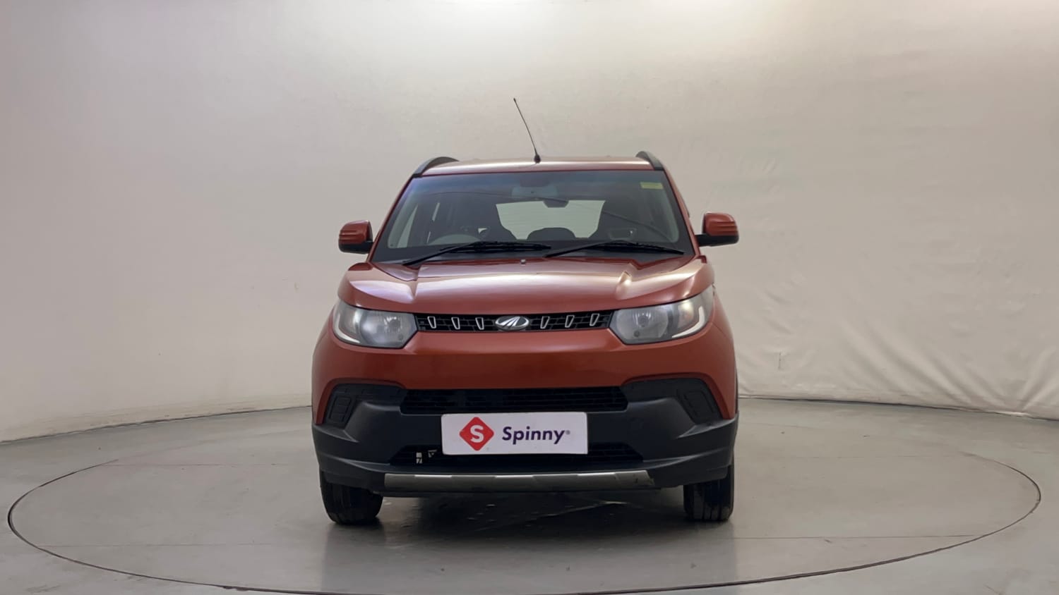 Used 2016 Mahindra KUV100 K6+ 6 STR Petrol Manual exterior FRONT VIEW