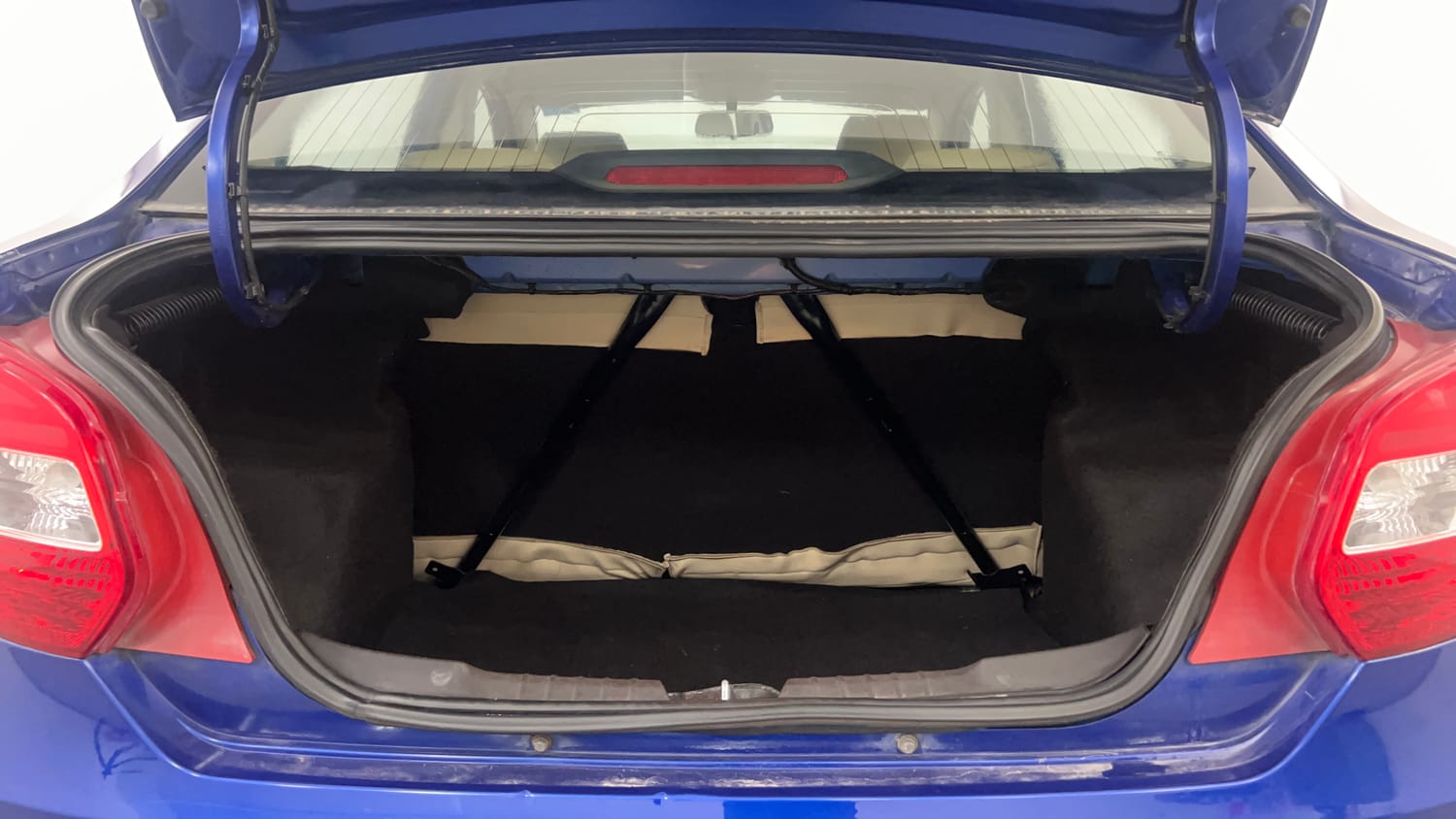 Used 2015 Tata Zest XT Petrol Petrol Manual interior DICKY INSIDE VIEW