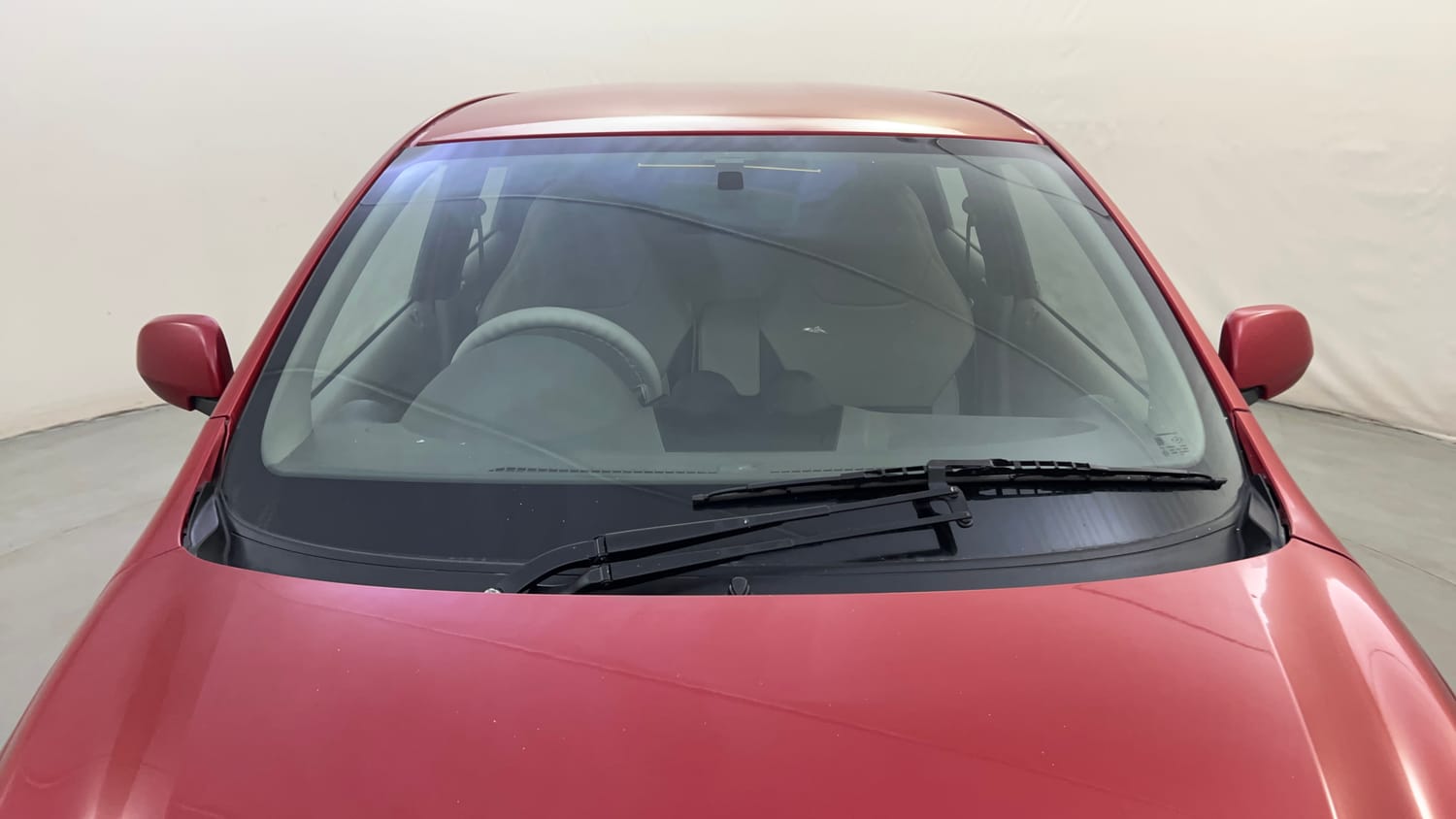 Used 2016 Datsun GO A Petrol Manual exterior FRONT WINDSHIELD VIEW