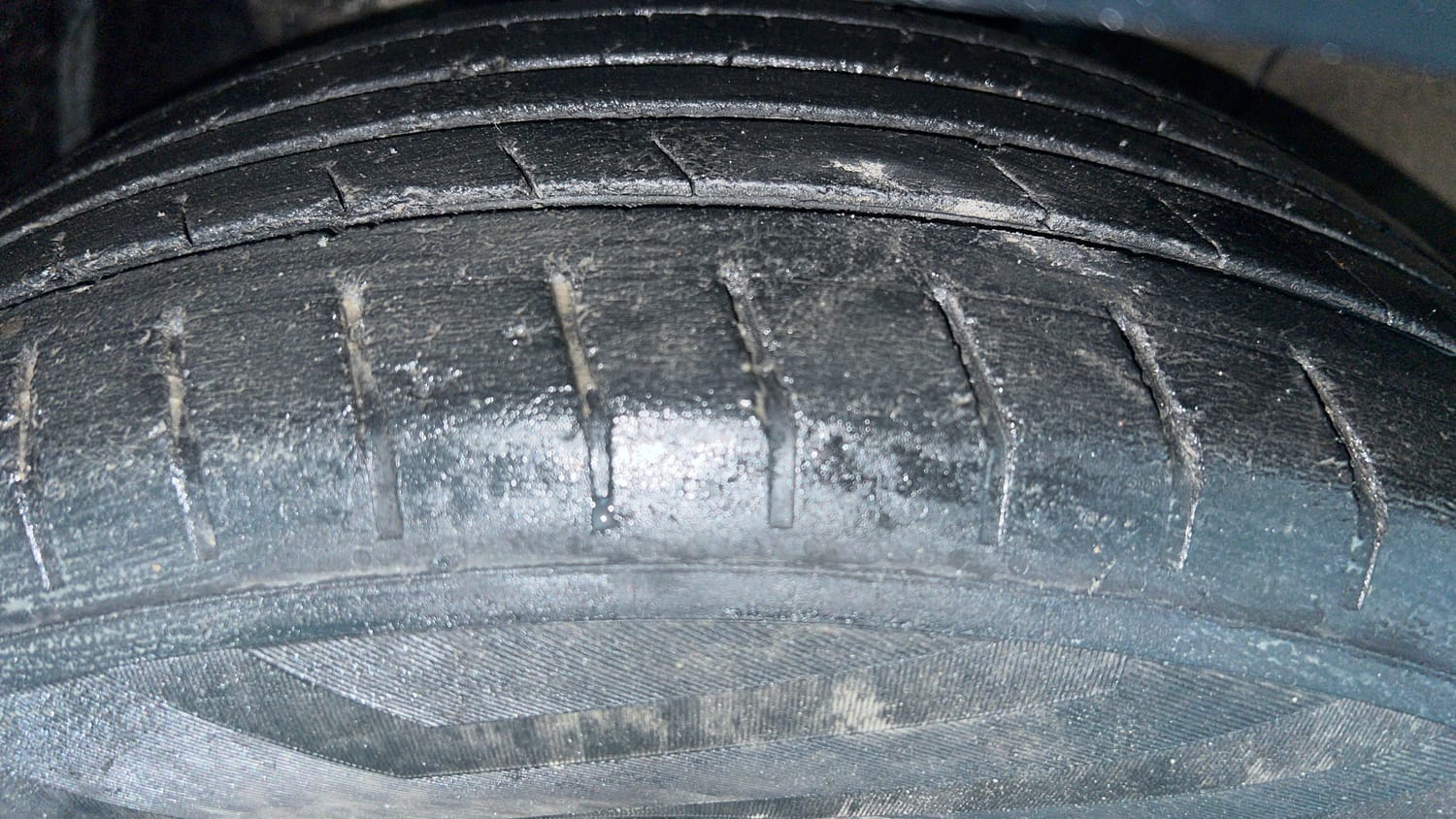 Used 2021 Hyundai Creta SX (O) 1.5 Diesel Automatic Diesel Automatic tyres LEFT FRONT TYRE TREAD VIEW