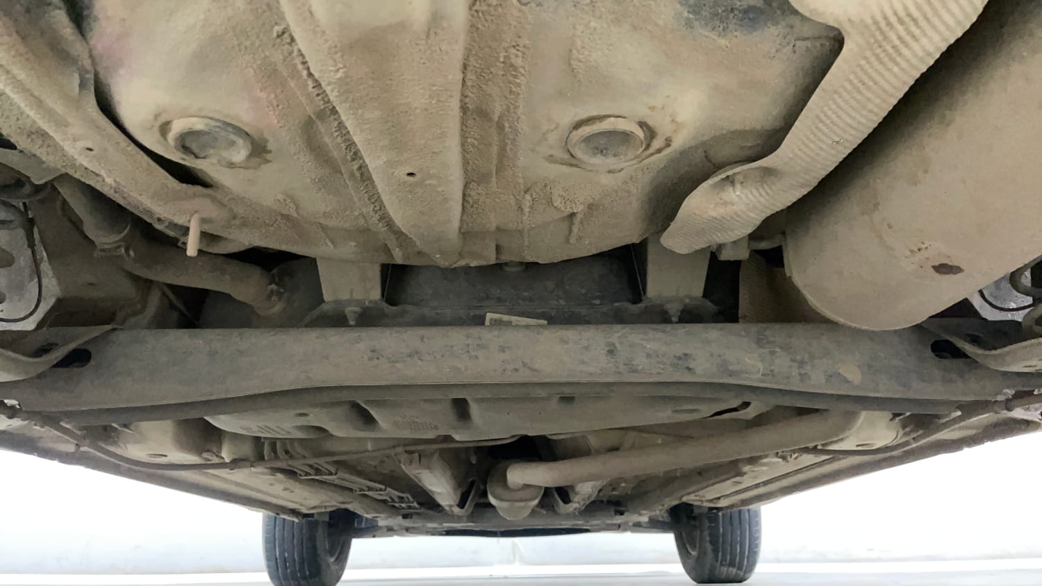 Used 2023 Kia Sonet HTK Plus 1.2 Petrol Manual extra REAR UNDERBODY VIEW (TAKEN FROM REAR)