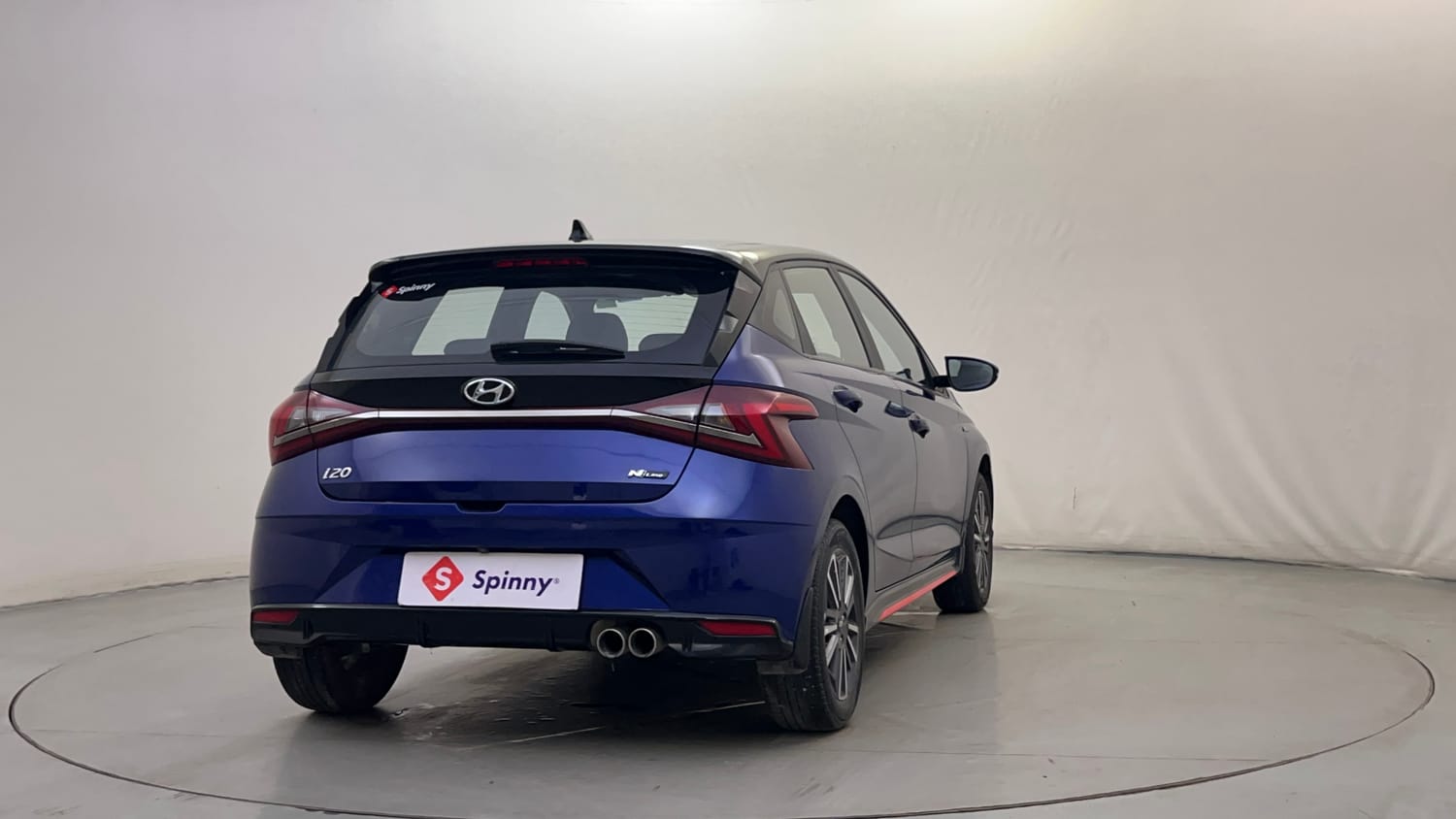 Used 2022 Hyundai i20 N Line N8 1.0 Turbo DCT Dual Tone Petrol Automatic exterior RIGHT REAR CORNER VIEW