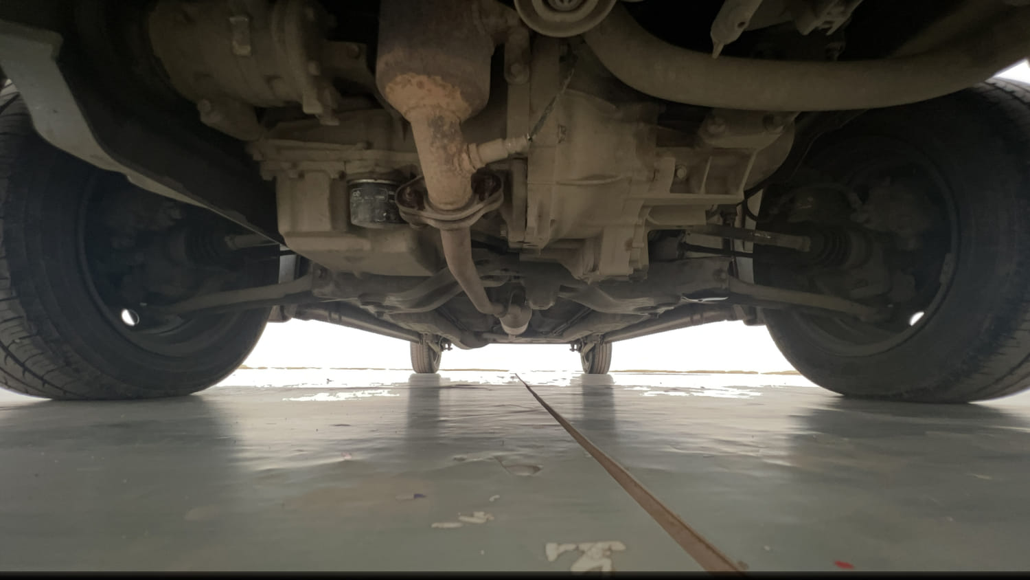 Used 2018 Maruti Suzuki Wagon R VXI Petrol Manual extra FRONT LEFT UNDERBODY VIEW