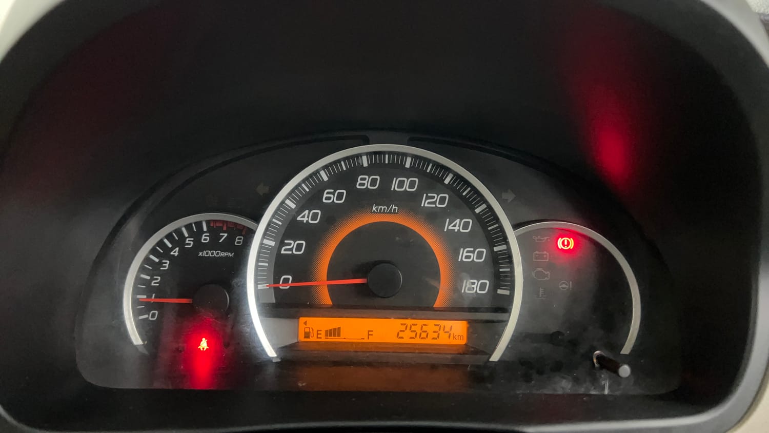 Used 2015 Maruti Suzuki Wagon R VXI Petrol Manual interior CLUSTERMETER VIEW