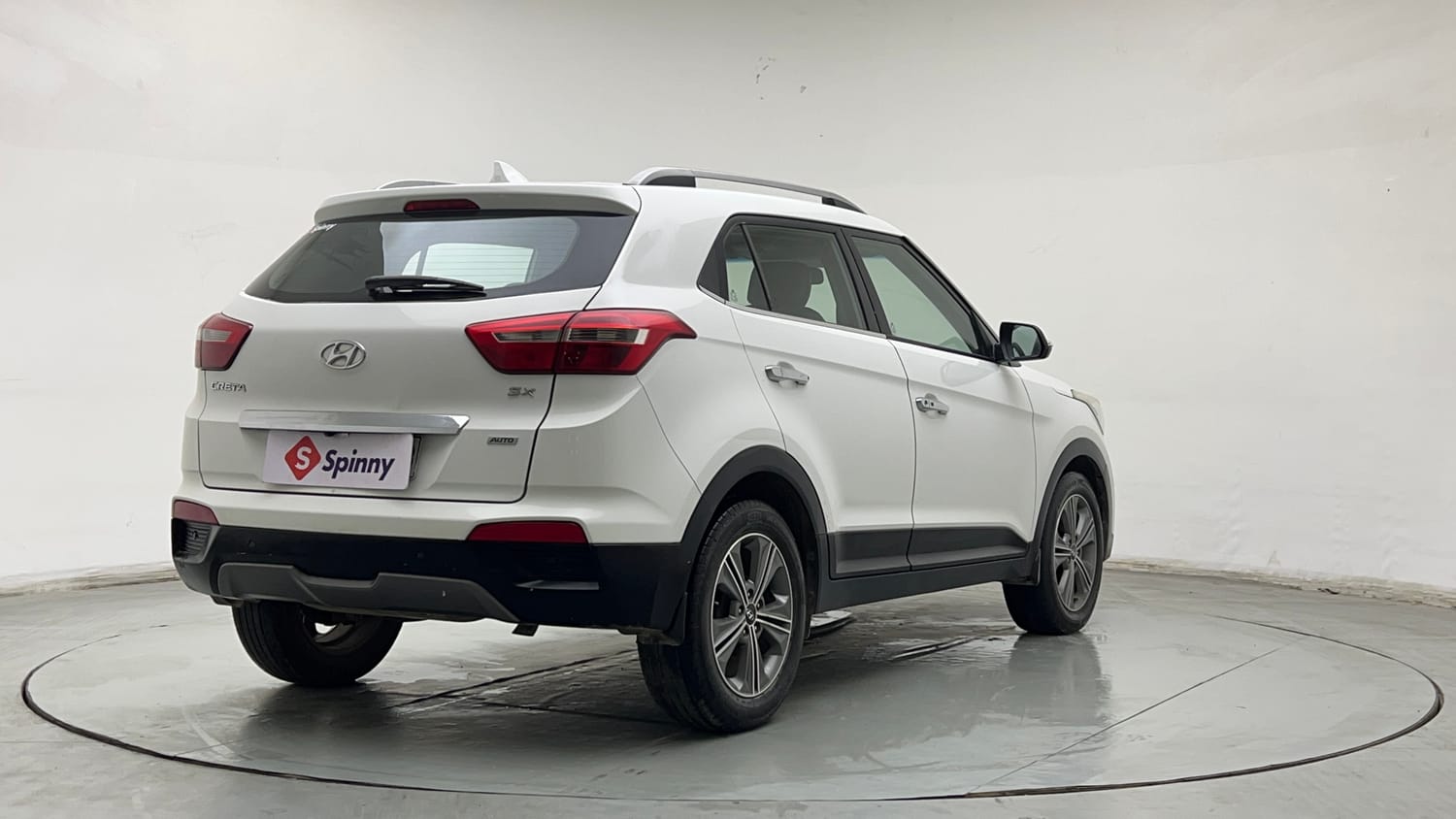 Used 2017 Hyundai Creta SX Plus 1.6 AT CRDI Diesel Automatic exterior RIGHT REAR CORNER VIEW