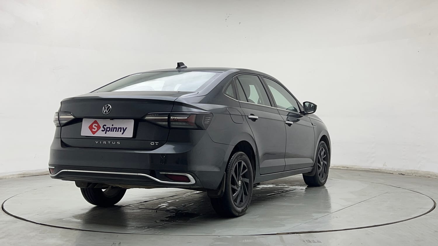 Used 2023 Volkswagen Virtus GT Plus 1.5 TSI EVO DSG Petrol Automatic exterior RIGHT REAR CORNER VIEW
