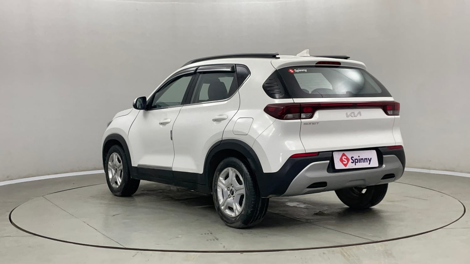 Used 2023 Kia Sonet HTK Plus 1.2 Petrol Manual exterior LEFT REAR CORNER VIEW