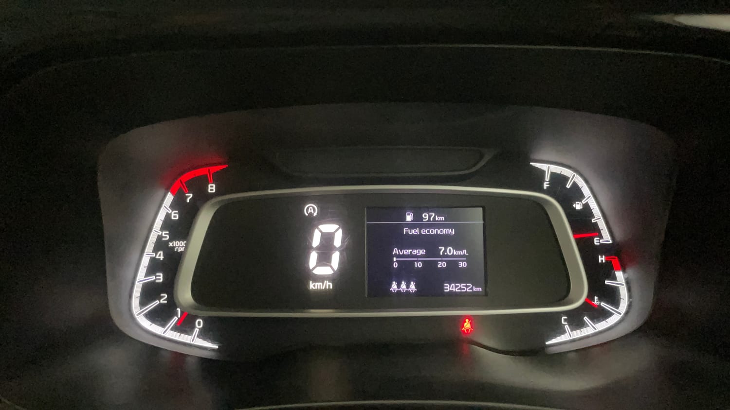 Used 2023 Kia Sonet HTK Plus 1.2 Petrol Manual interior CLUSTERMETER VIEW