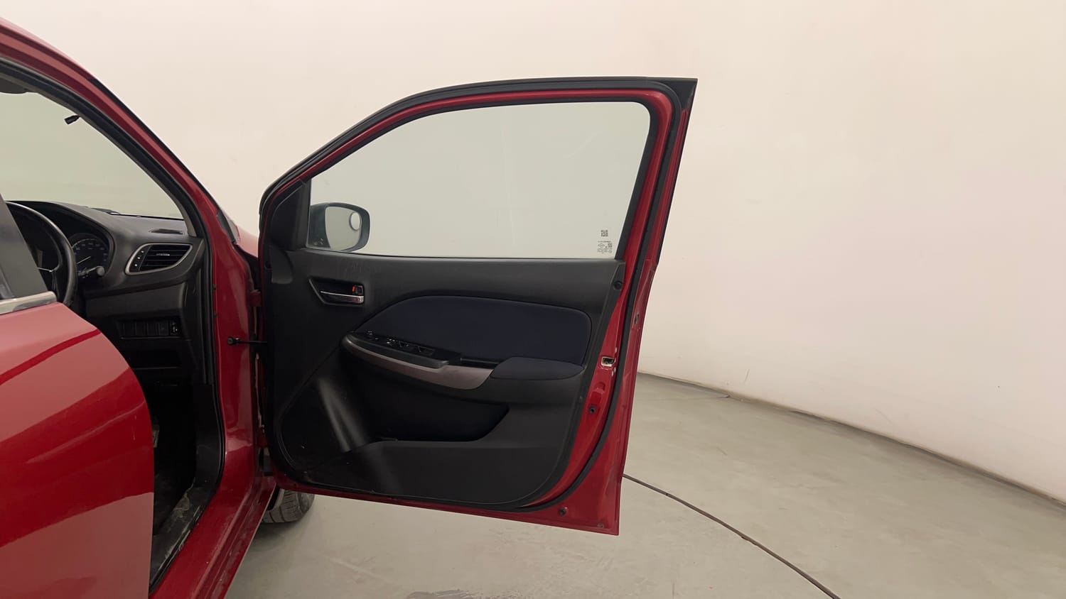 Used 2019 Maruti Suzuki Baleno Delta Petrol Manual interior RIGHT FRONT DOOR OPEN VIEW