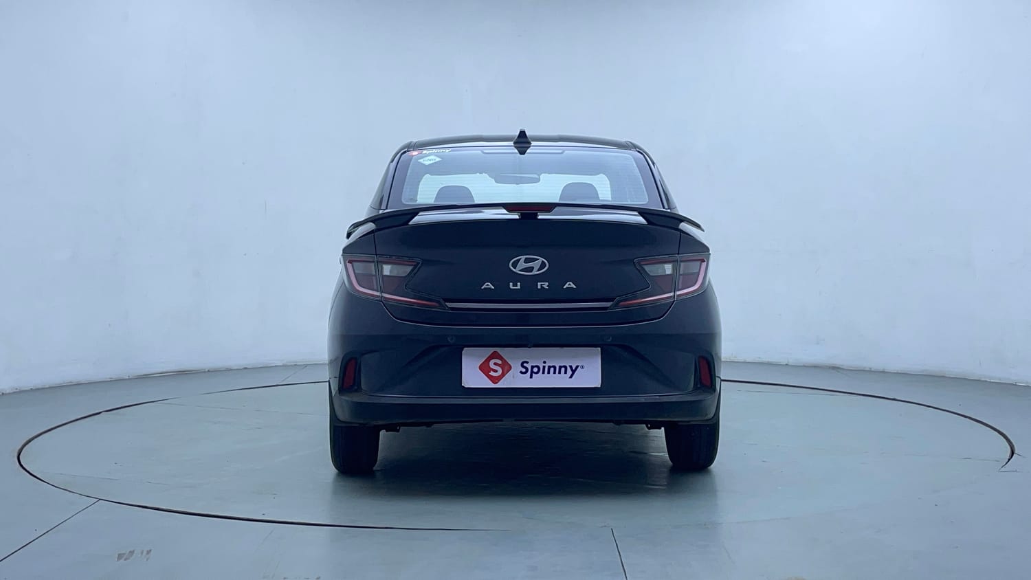 Used 2023 Hyundai Aura SX 1.2 CNG Cng Manual exterior BACK VIEW