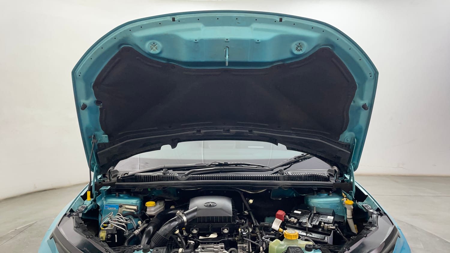 Used 2023 Tata Nexon Creative Plus S 1.2 Revotron Petrol 7DCA DT Petrol Automatic engine ENGINE & BONNET OPEN FRONT VIEW