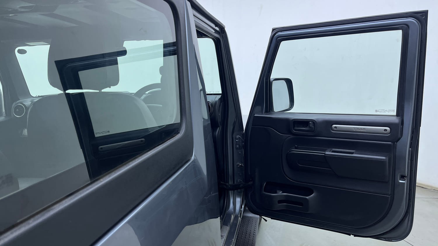 Used 2021 mahindra Thar LX Hard Top Diesel AT 4WD Diesel Automatic interior RIGHT FRONT DOOR OPEN VIEW