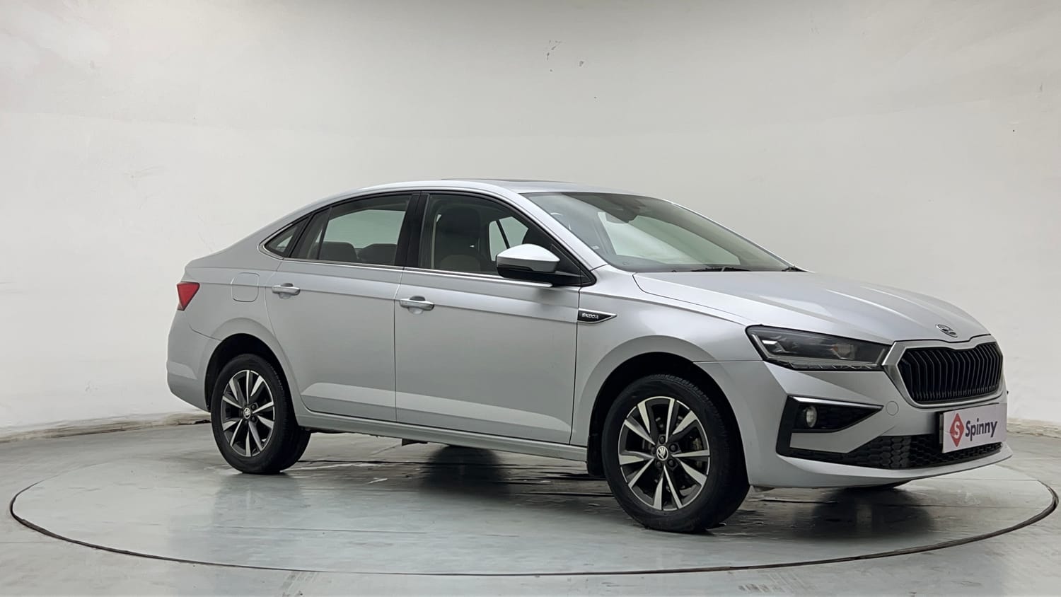 Used 2023 Skoda Slavia Style 1.5L TSI MT Petrol Manual exterior RIGHT FRONT CORNER VIEW
