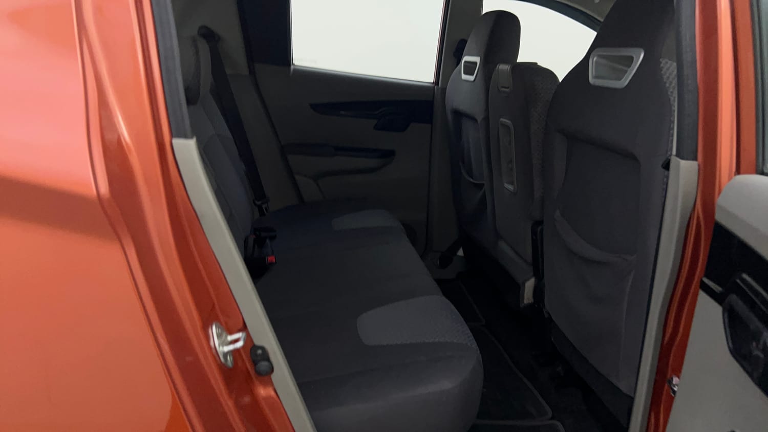 Used 2016 Mahindra KUV100 K6+ 6 STR Petrol Manual interior RIGHT SIDE REAR DOOR CABIN VIEW