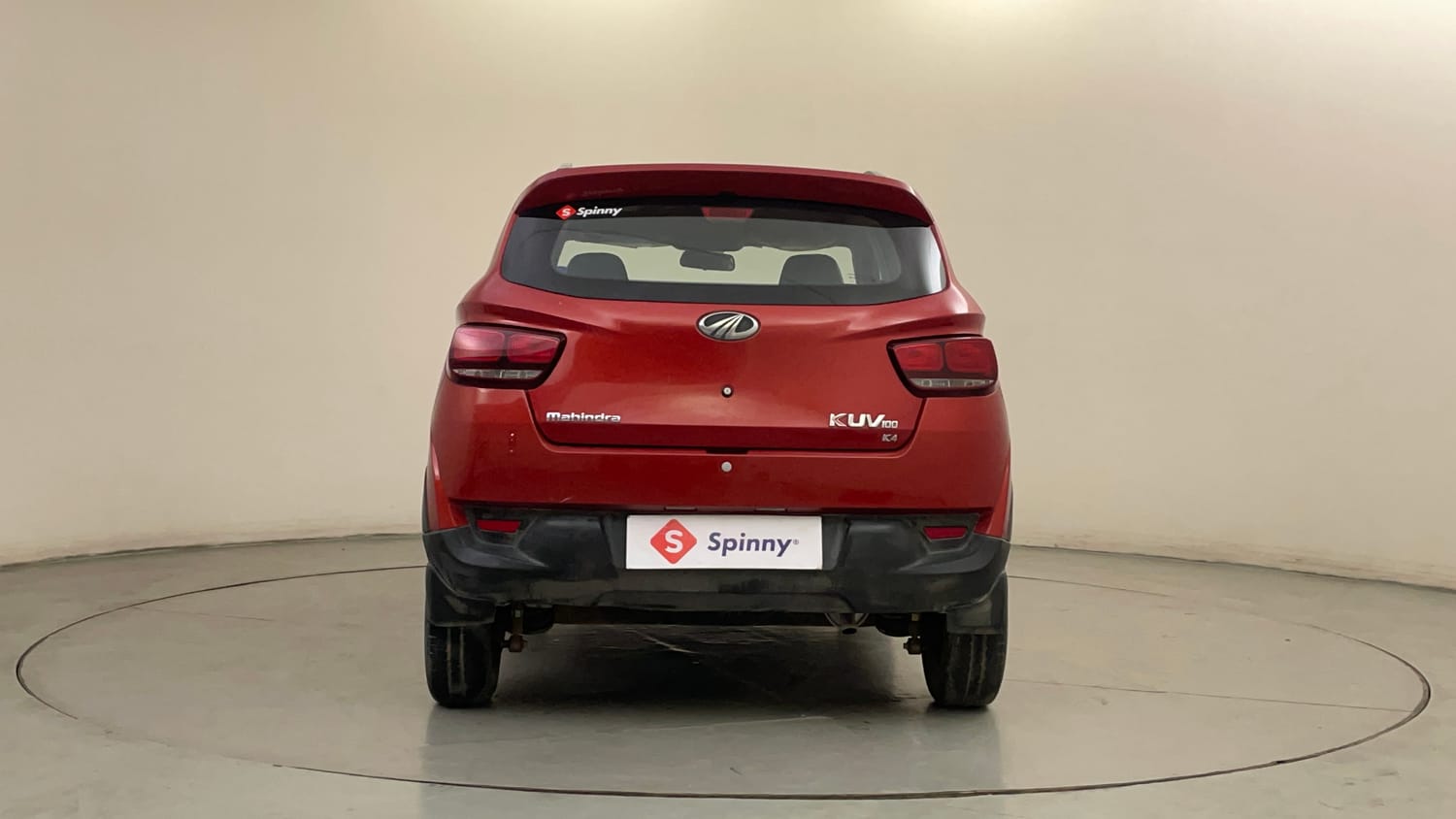 Used 2016 Mahindra KUV100 K4 6 STR Petrol Manual exterior BACK VIEW