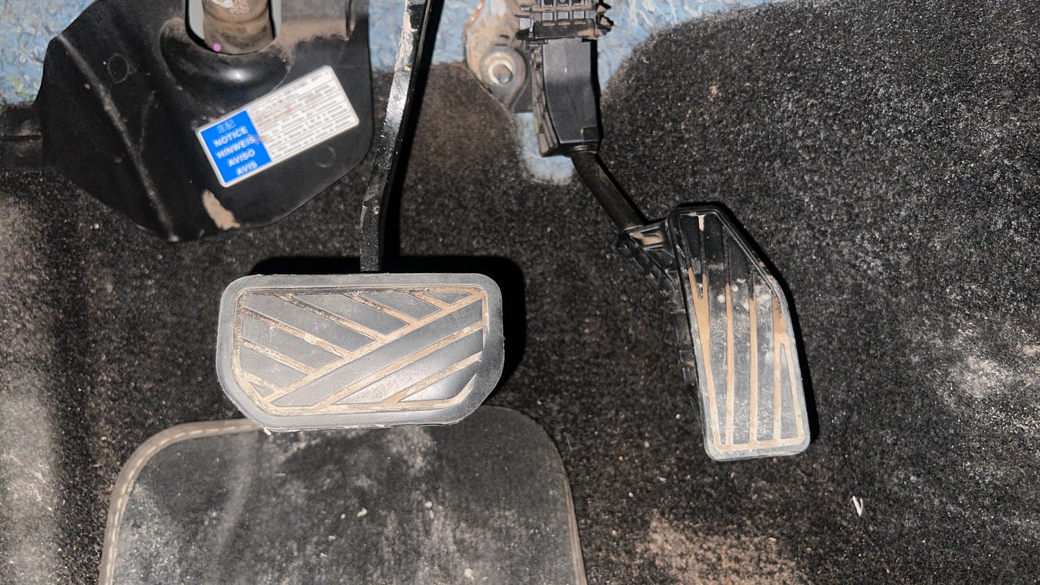 Used 2019 Toyota Glanza G CVT Petrol Automatic interior PEDALS VIEW
