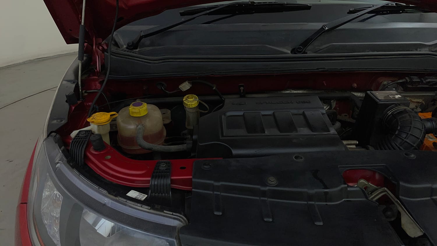 Used 2016 Mahindra KUV100 K4 6 STR Petrol Manual engine ENGINE RIGHT SIDE VIEW