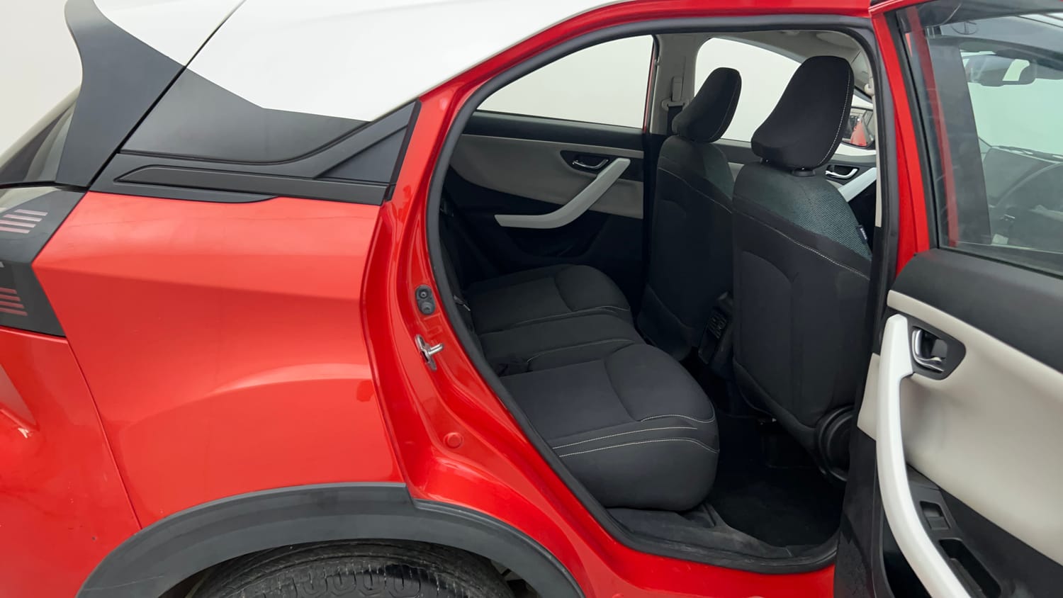 Used 2024 Tata Nexon Creative Plus S 1.2 Revotron Petrol 6MT DT Petrol Manual interior RIGHT SIDE REAR DOOR CABIN VIEW