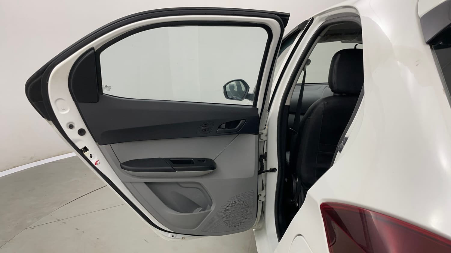 Used 2022 Tata Tiago XT Petrol Manual interior LEFT REAR DOOR OPEN VIEW