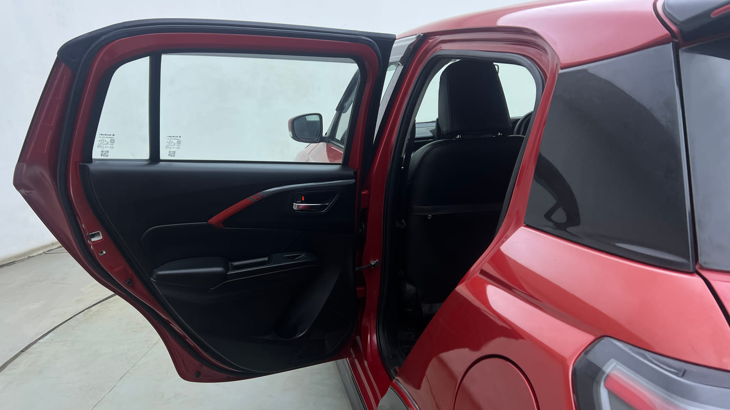Used 2024 Maruti Suzuki Swift VXi Petrol Manual interior LEFT REAR DOOR OPEN VIEW