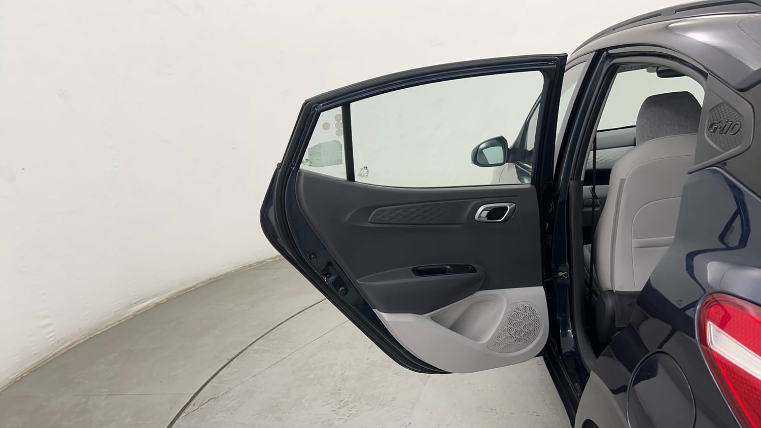 Used 2022 Hyundai Grand i10 Nios Asta AMT 1.2 Kappa VTVT Petrol Automatic interior LEFT REAR DOOR OPEN VIEW