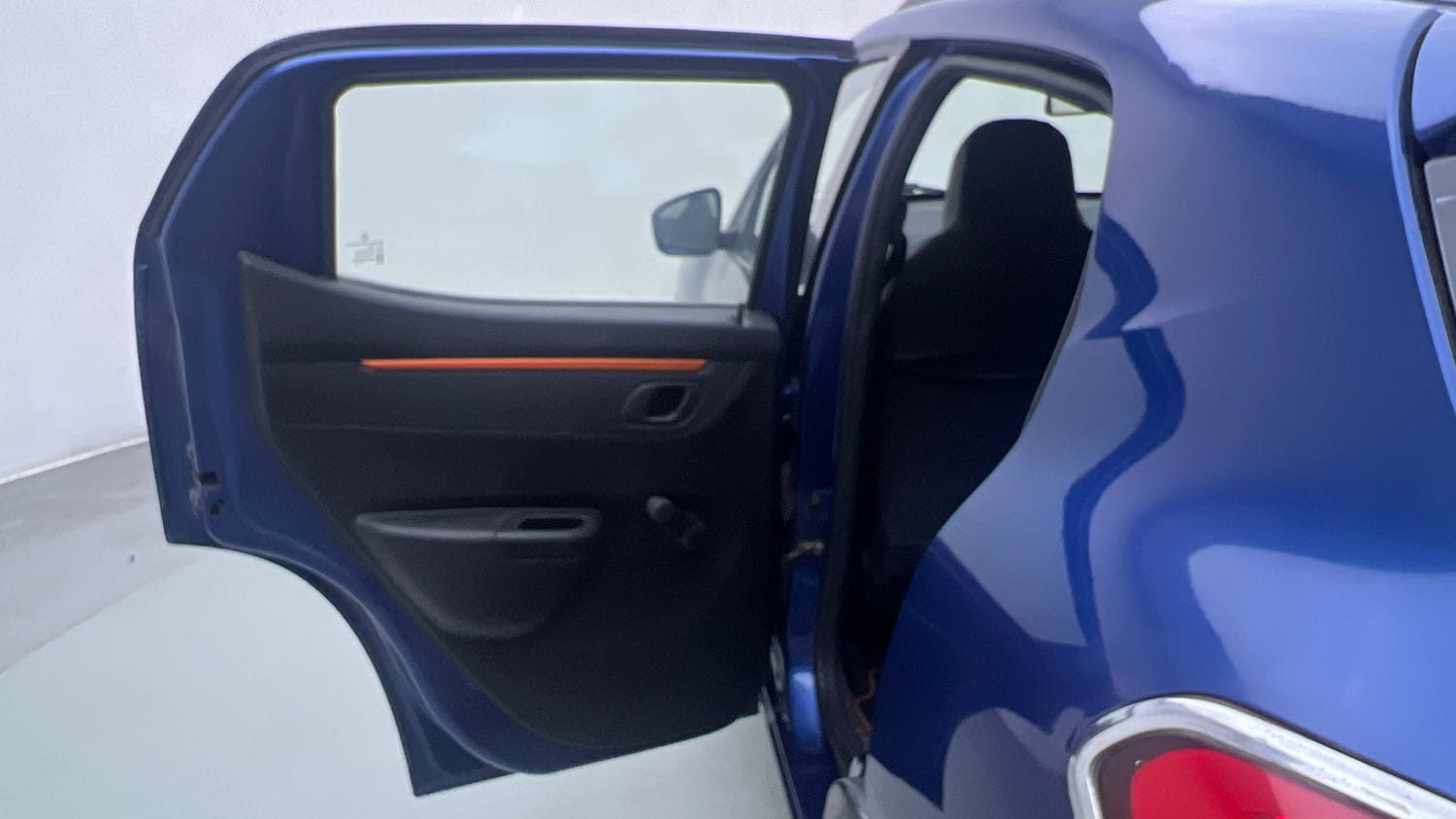 Used 2018 Renault Kwid CLIMBER 1.0 AMT Petrol Automatic interior LEFT REAR DOOR OPEN VIEW