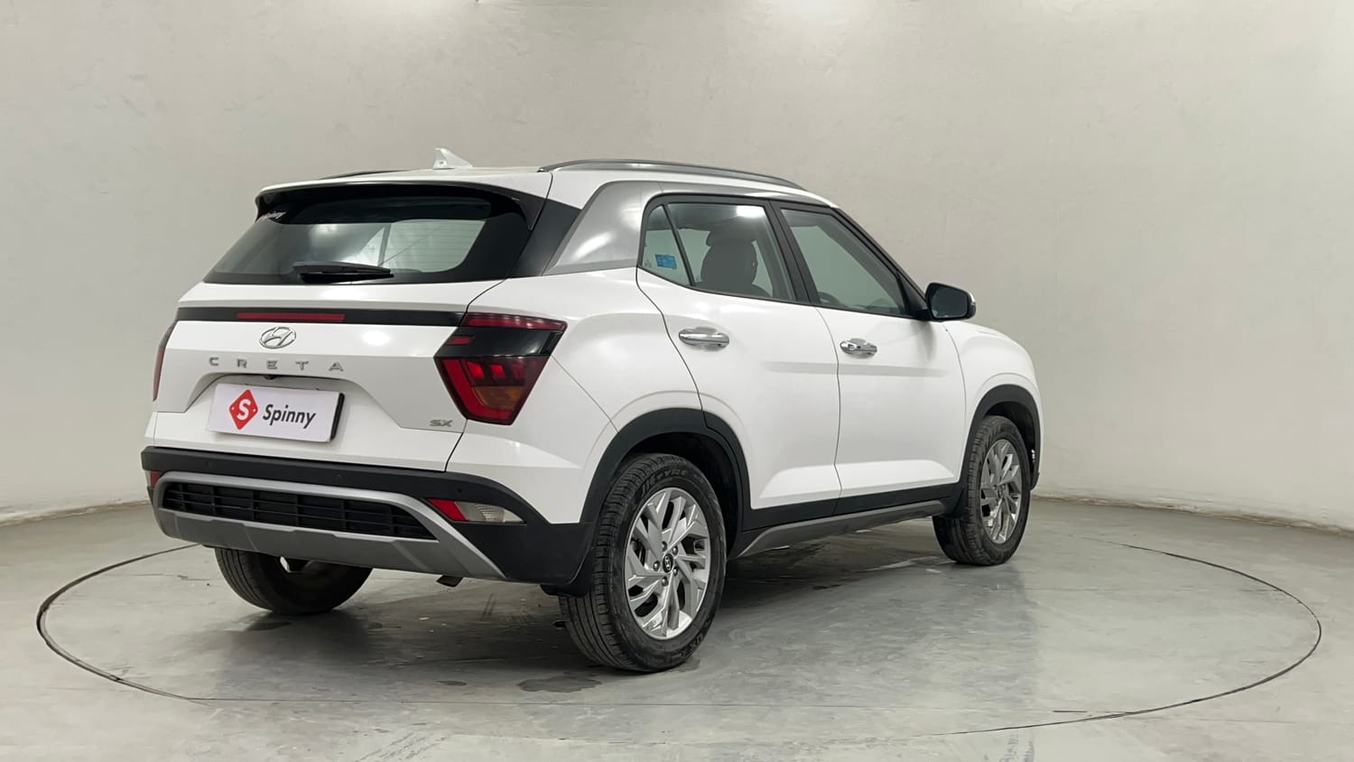Used 2023 Hyundai Creta SX 1.5 Petrol Petrol Manual exterior RIGHT REAR CORNER VIEW