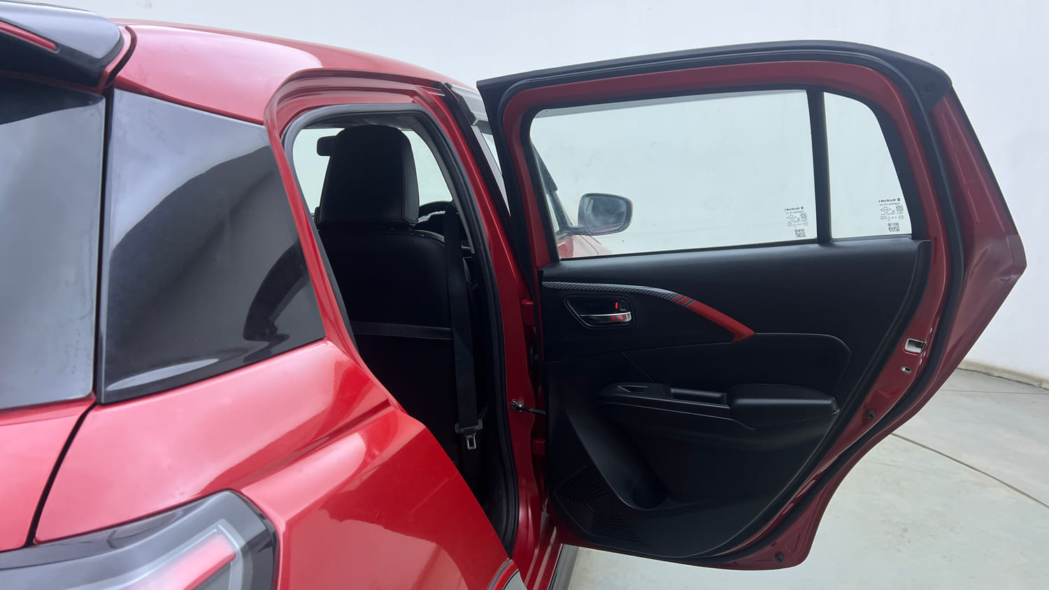 Used 2024 Maruti Suzuki Swift VXi Petrol Manual interior RIGHT REAR DOOR OPEN VIEW