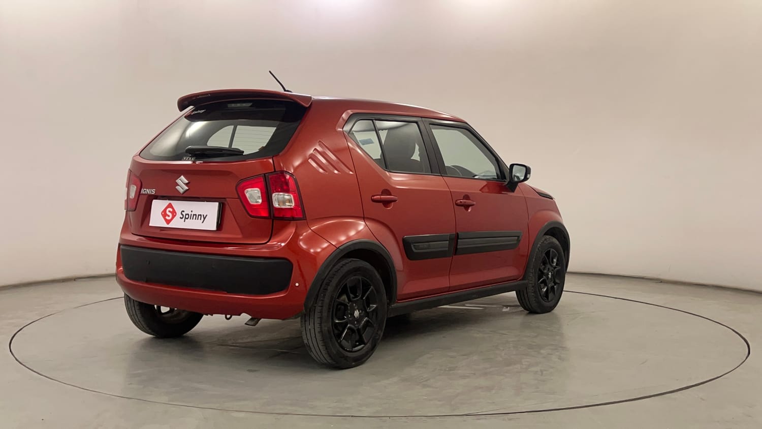 Used 2017 Maruti Suzuki Ignis Alpha MT Petrol Dual Tone Petrol Manual exterior RIGHT REAR CORNER VIEW