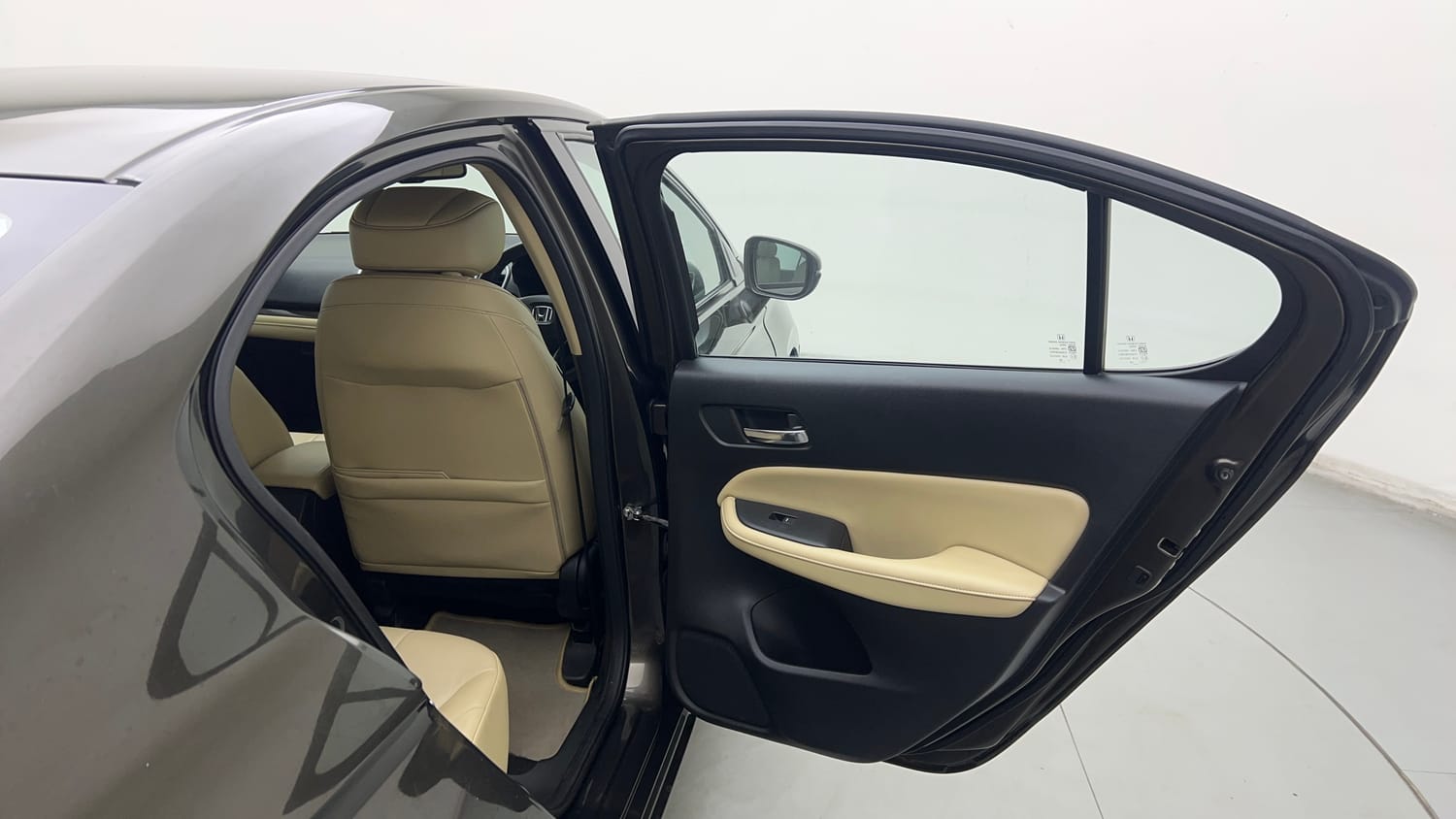 Used 2021 Honda City ZX CVT Petrol Petrol Automatic interior RIGHT REAR DOOR OPEN VIEW