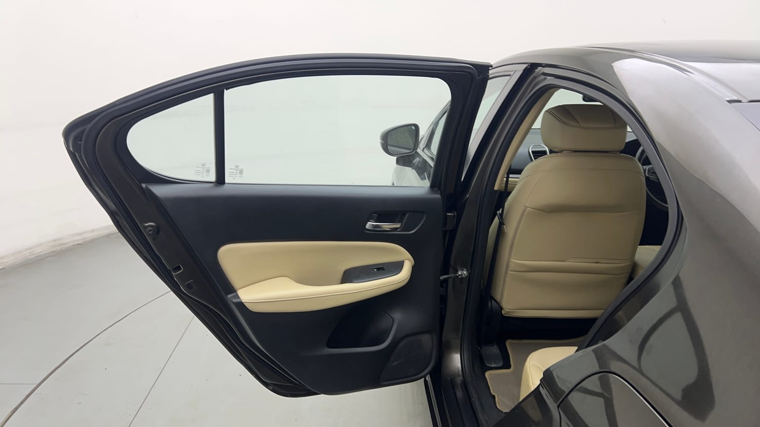 Used 2021 Honda City ZX CVT Petrol Petrol Automatic interior LEFT REAR DOOR OPEN VIEW