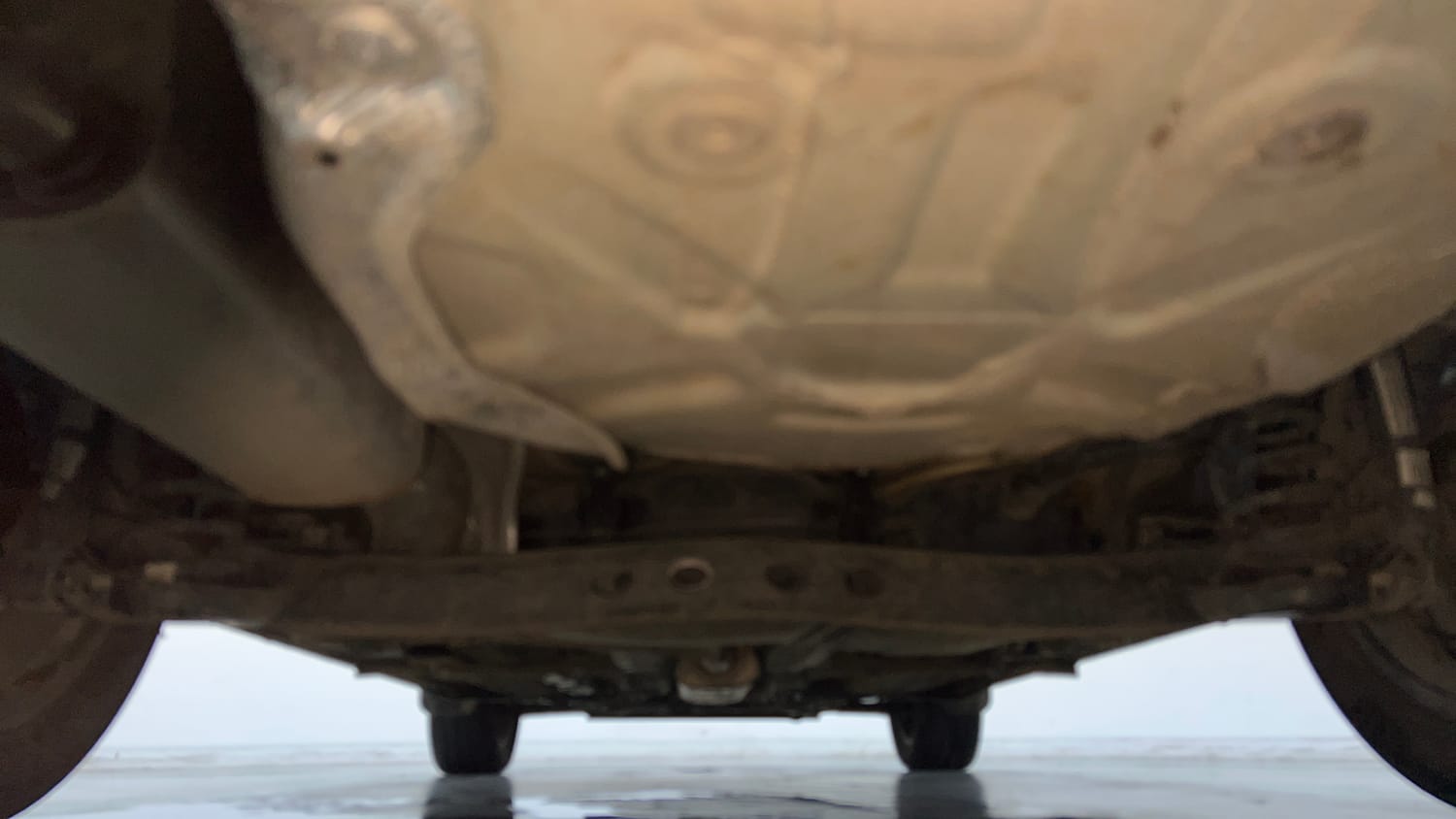 Used 2023 Skoda Slavia Style 1.5L TSI DSG Petrol Automatic extra REAR UNDERBODY VIEW (TAKEN FROM REAR)