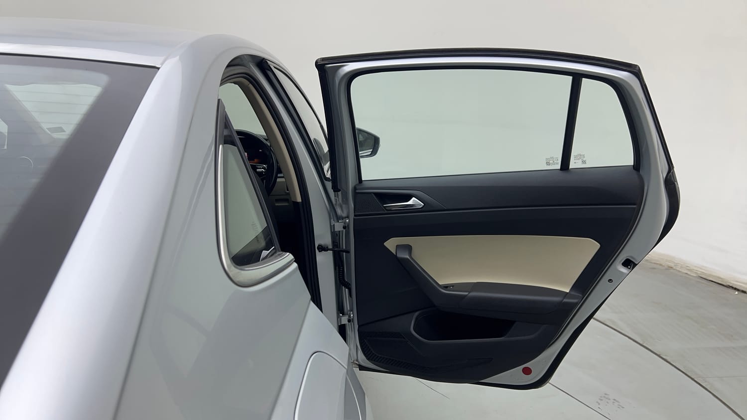 Used 2023 Skoda Slavia Style 1.5L TSI MT Petrol Manual interior RIGHT REAR DOOR OPEN VIEW
