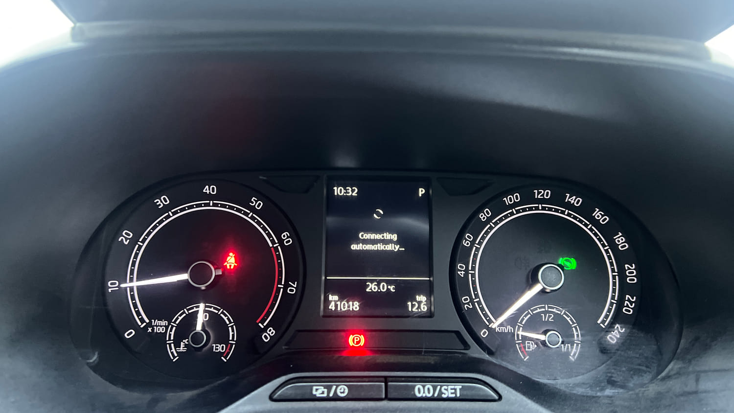 Used 2023 Skoda Slavia Ambition 1.0L TSI AT Petrol Automatic interior CLUSTERMETER VIEW