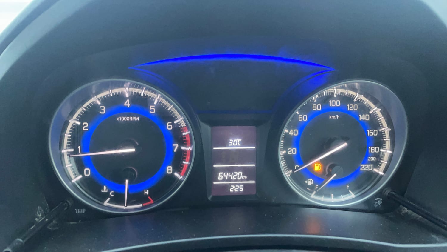Used 2016 Maruti Suzuki Baleno Delta 1.2 Petrol Manual interior CLUSTERMETER VIEW